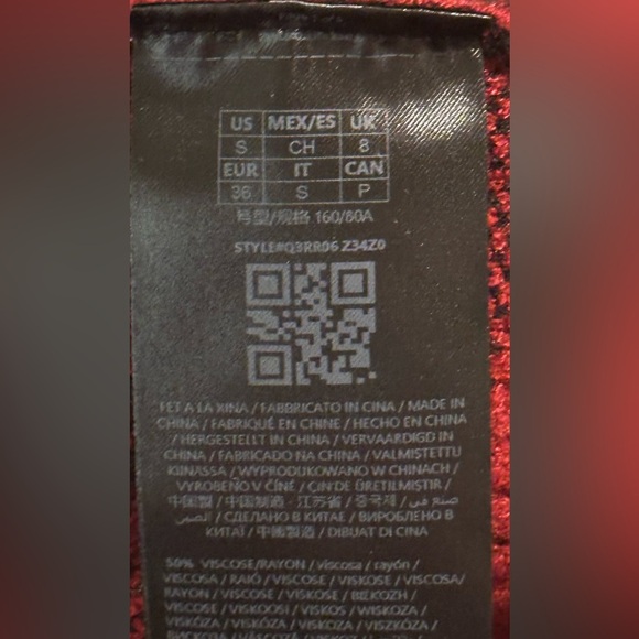 Guess Women's Bold Red Logo Sweater with mini rhinestone embellishment - Picture 6 of 10